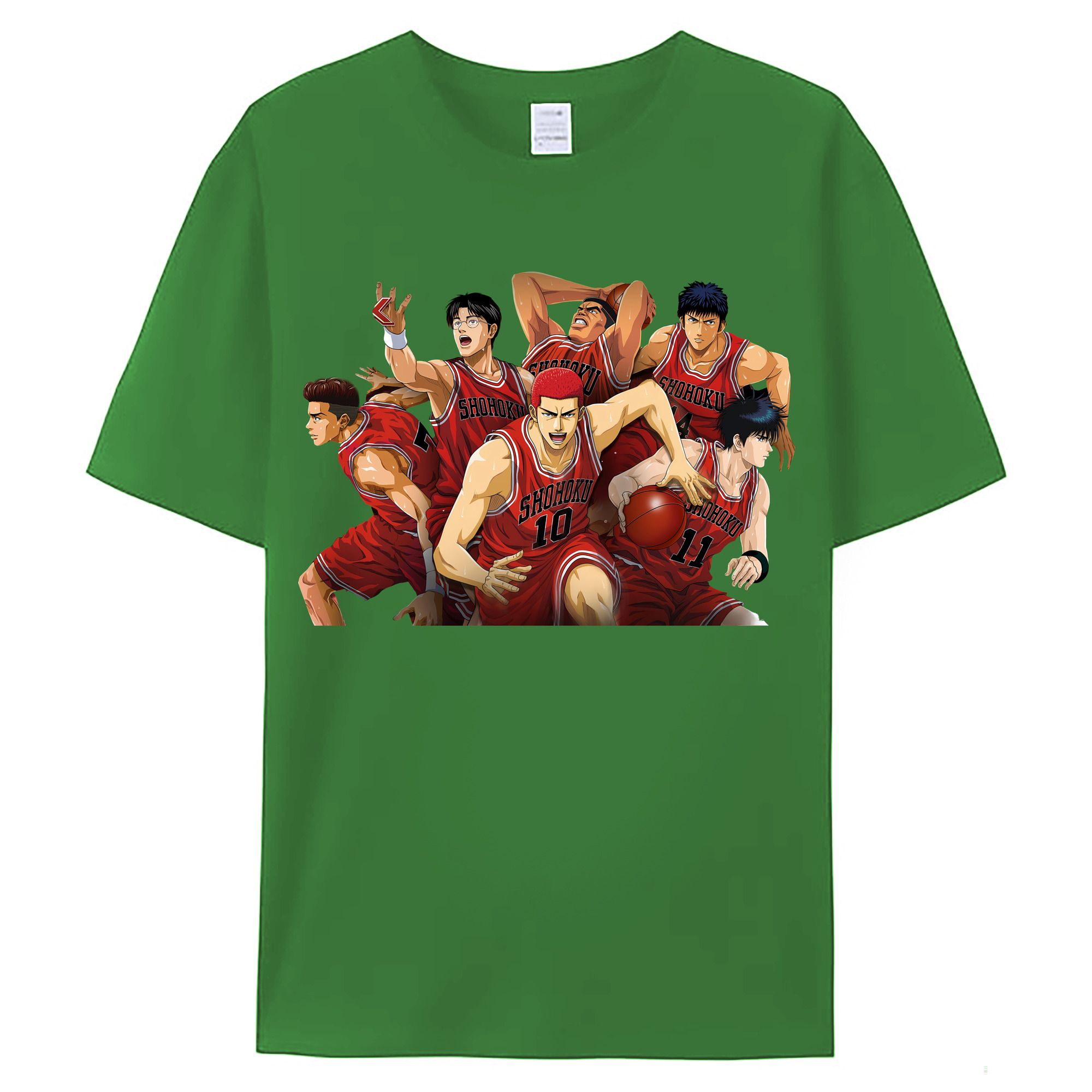 （画像用） SLAM DUNK／スラムダンク レディースカジュアルプリントTシャツ（綿100％）